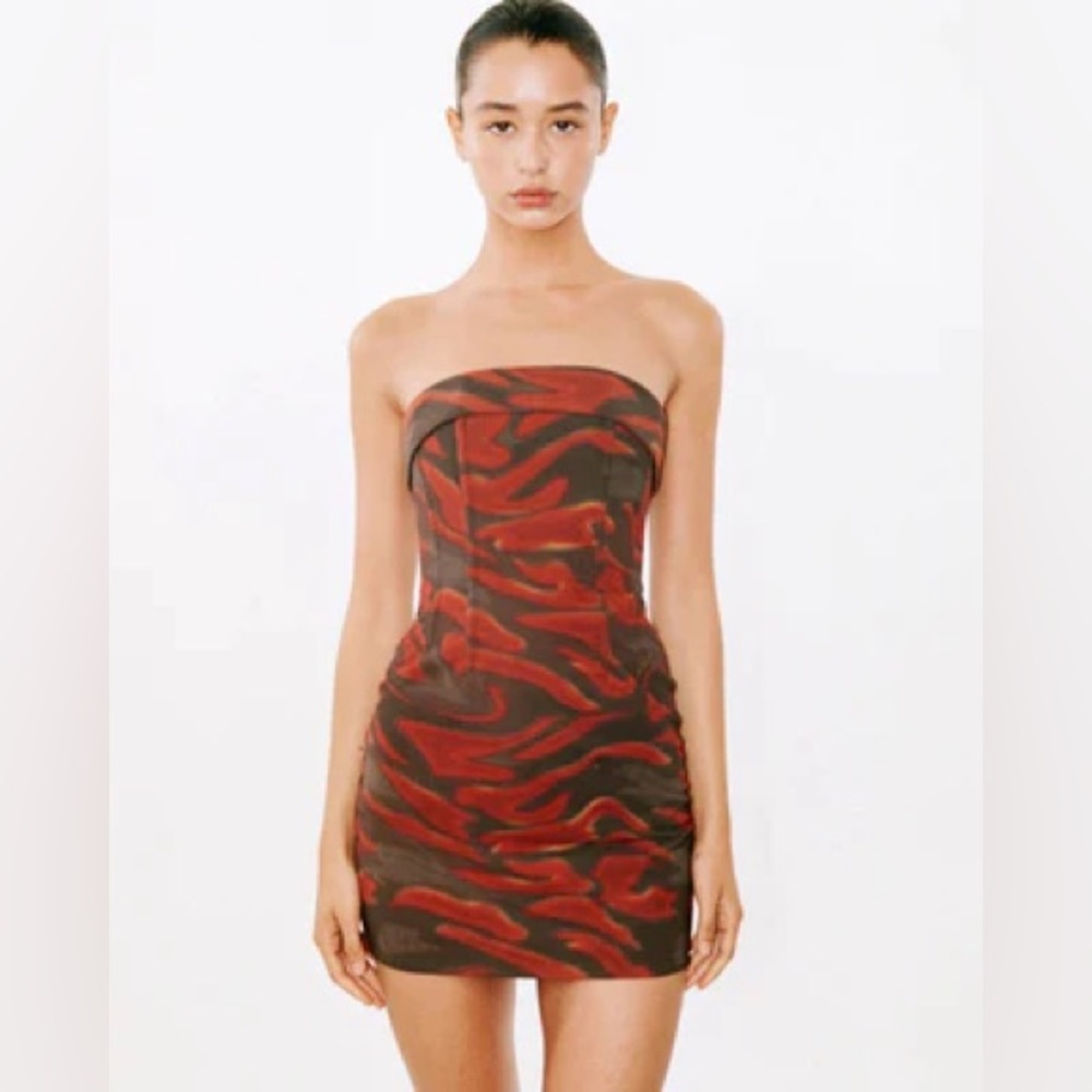 With Jean Chloe Dress XS Nyk Print